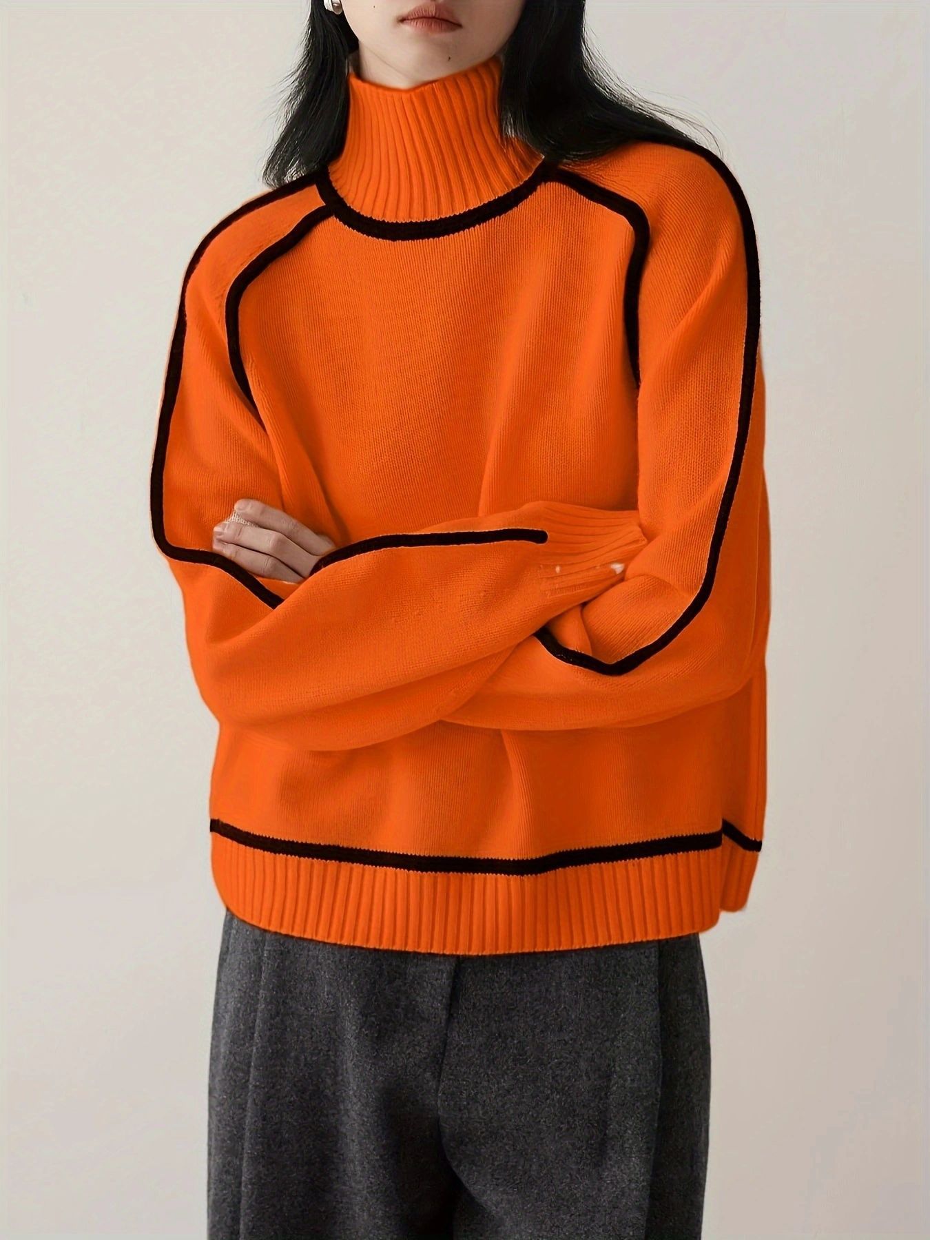 Elina Falk®| Soft Wool Turtleneck Sweater
