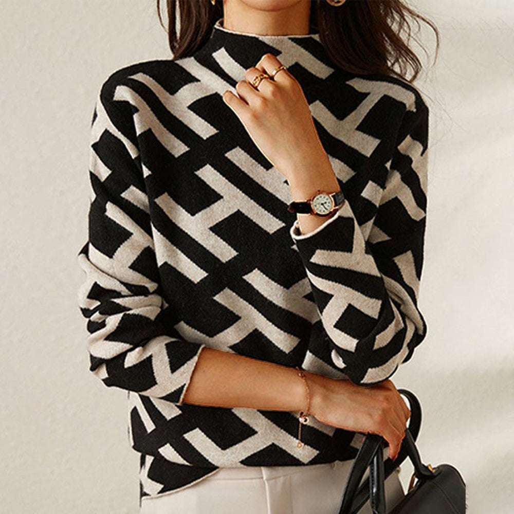 Elina Falk® | Modern Patterned Sweater