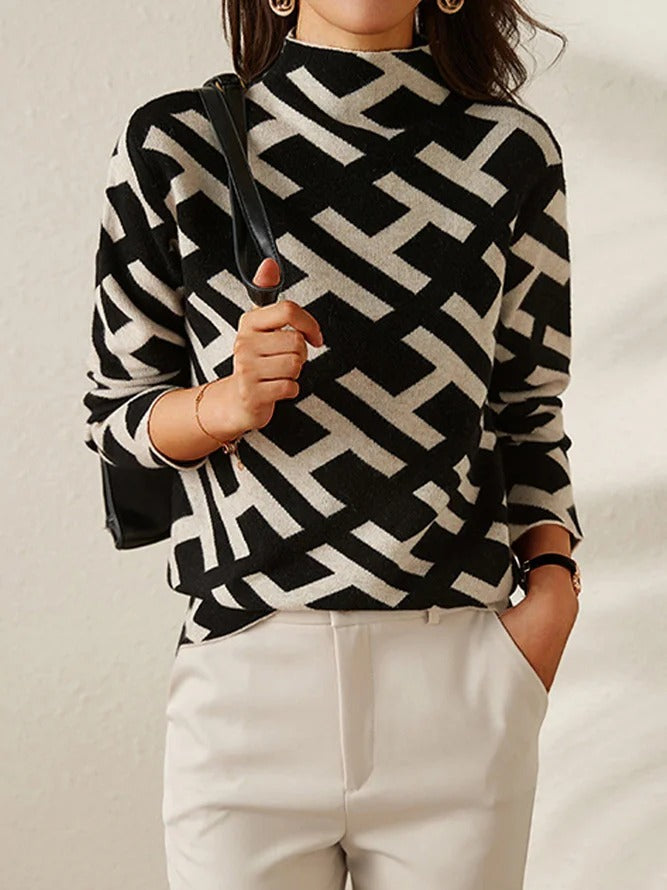 Elina Falk® | Modern Patterned Sweater