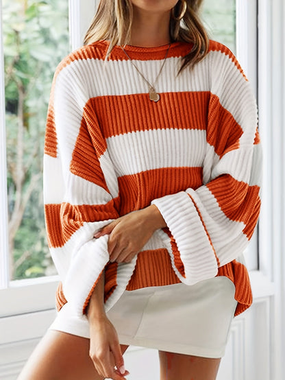 Elina Falk® | Striped Crewneck Sweater