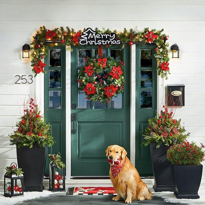 Adjustable Christmas Garland Hanger for Front Door