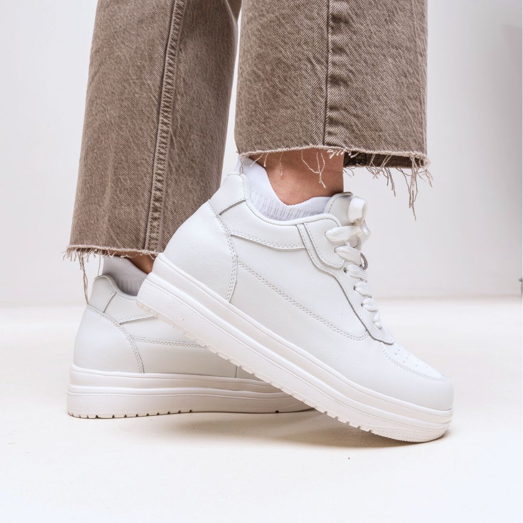 Elina Falk®  | Unisex Height-Boost Sneakers +6–10cm | Vegan Leather