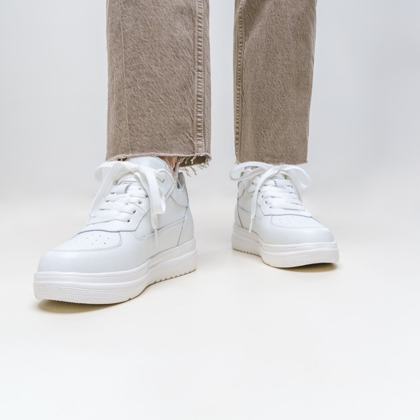 Elina Falk®  | Unisex Height-Boost Sneakers +6–10cm | Vegan Leather