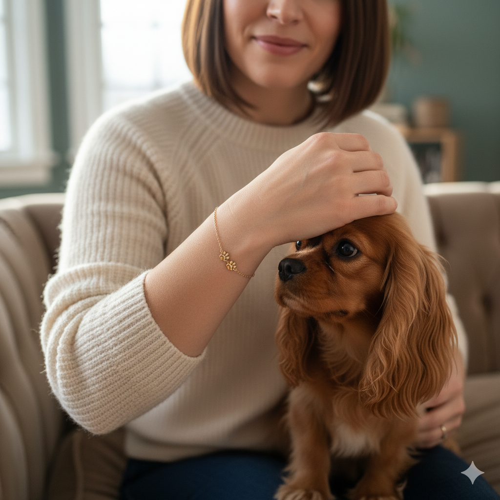 Personalized Paw Name Bracelet