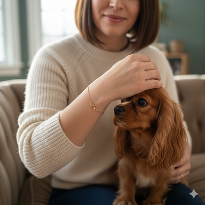 Personalized Paw Name Bracelet