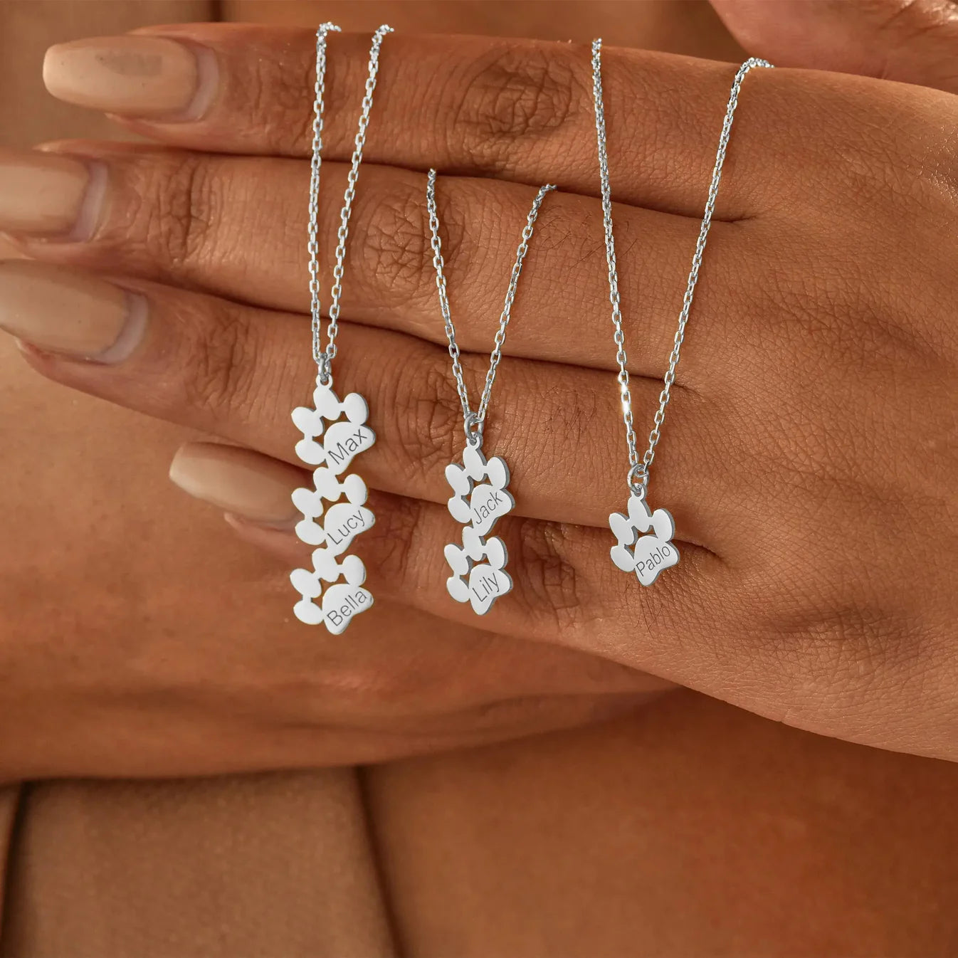 Personalized Paw Name Bracelet