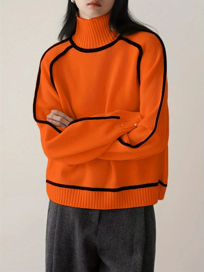 Elina Falk®| Soft Wool Turtleneck Sweater