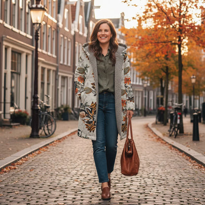 Camellia | Warm Jacket with Fleece Lining