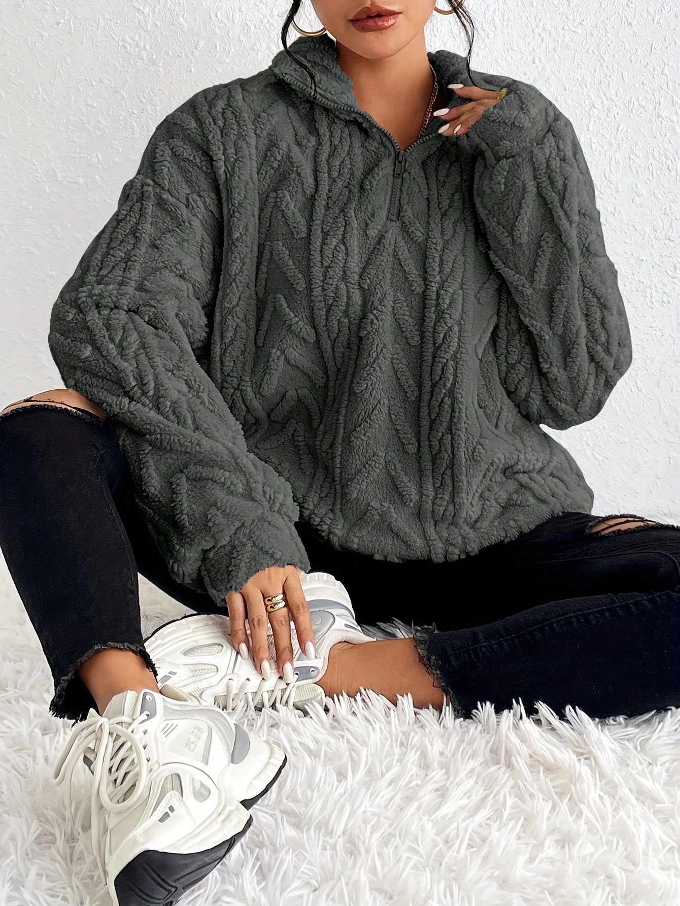 Elina Falk® | Elize Fleece Sweater | Must-Have