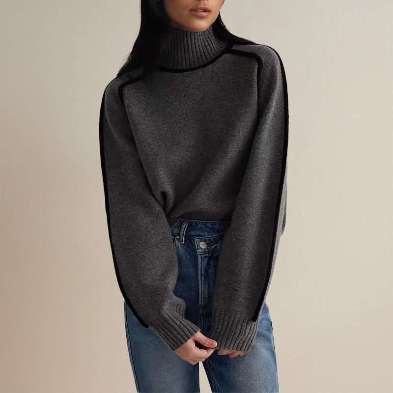 Elina Falk®| Soft Wool Turtleneck Sweater