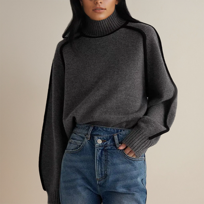 Elina Falk®| Soft Wool Turtleneck Sweater