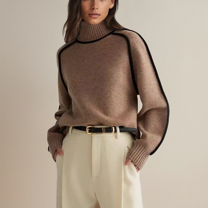 Elina Falk®| Soft Wool Turtleneck Sweater