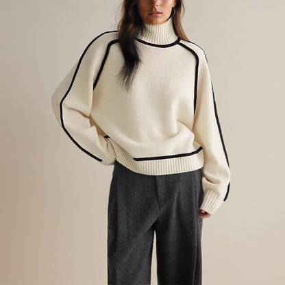 Elina Falk®| Soft Wool Turtleneck Sweater